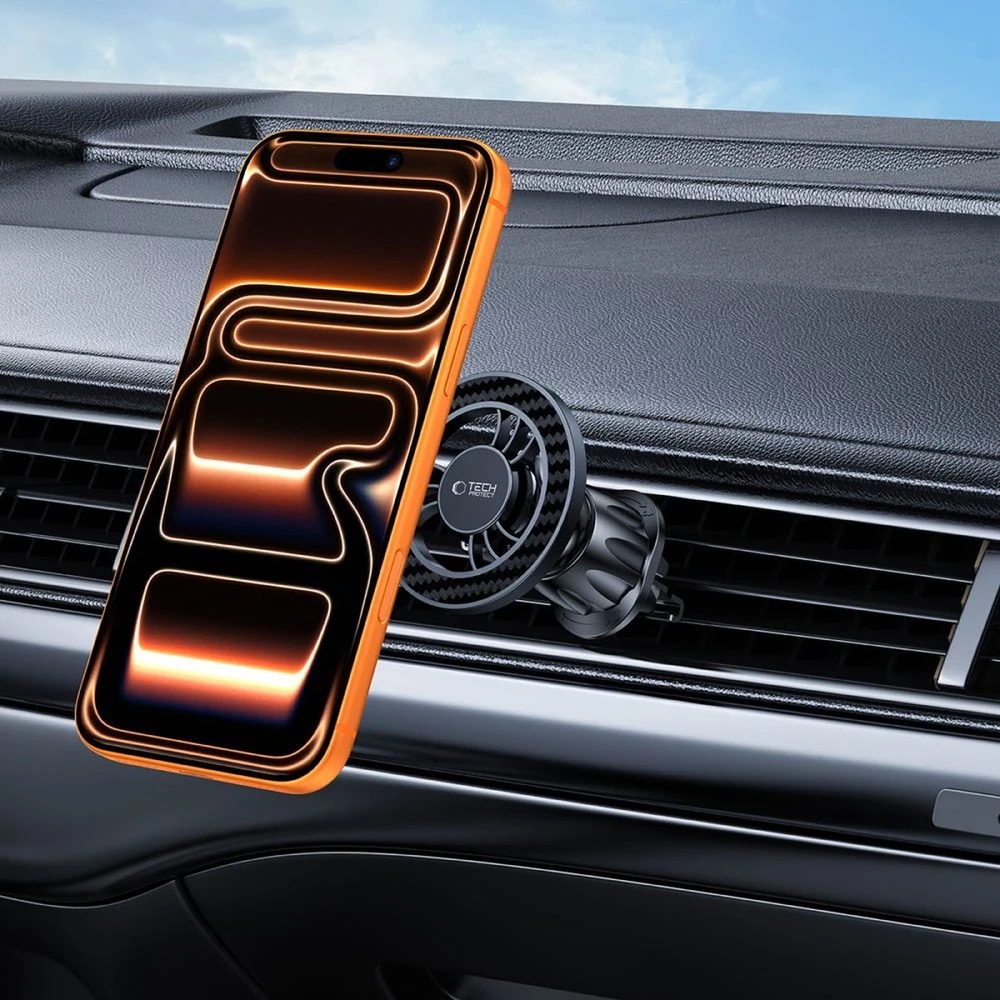 „Tech-Protect N56“ magnetinis „MagSafe“ automobilio laikiklis į oro išleidimo angą - Juodas