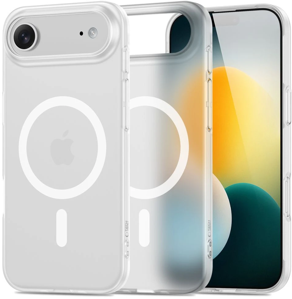 Tech-Protect MagFlex MagSafe dėklas skirtas Apple iPhone 17 Air – skaidrus matinis