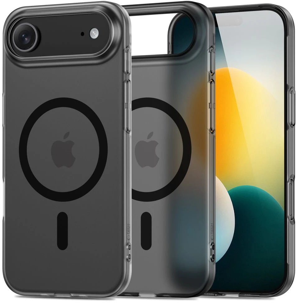 Tech-Protect MagFlex MagSafe dėklas skirtas Apple iPhone 17 Air – matinis juodos spalvos