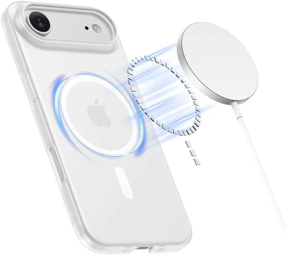 Tech-Protect MagFlex MagSafe dėklas skirtas Apple iPhone 17 Air – skaidrus matinis