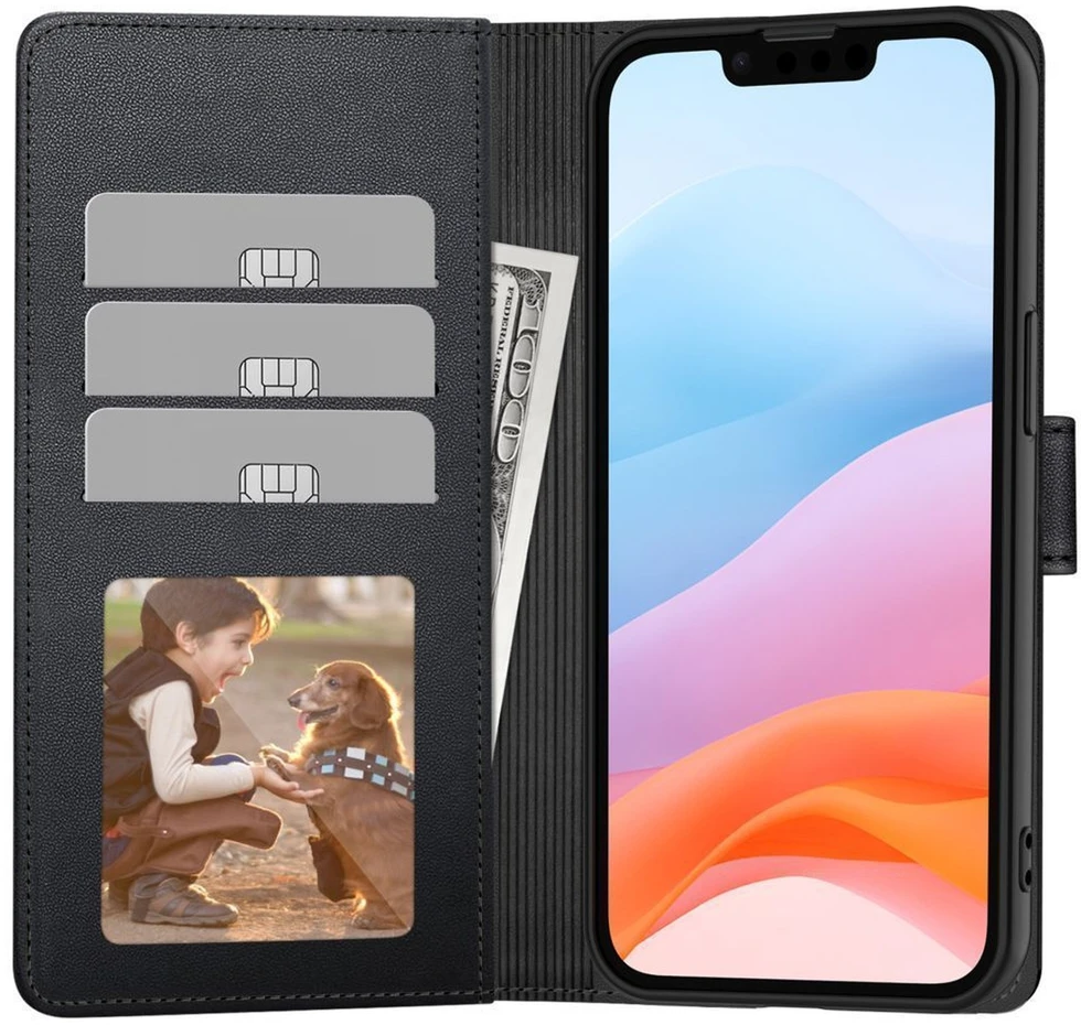 Dėklas Tech-Protect Wallet Galaxy A26 5G / A17 4G / 5G juodas