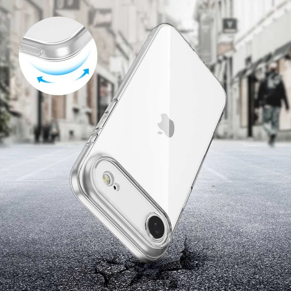 „Tech-Protect FlexAir“ dėklas, skirtas „iPhone 17 Air“ – skaidrus