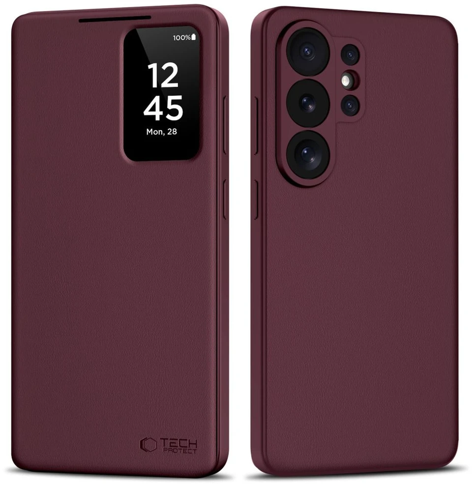Dėklas Tech Protect „TechProtect“ išmanioji piniginė „Samsung Galaxy S26 Ultra Mulberry“