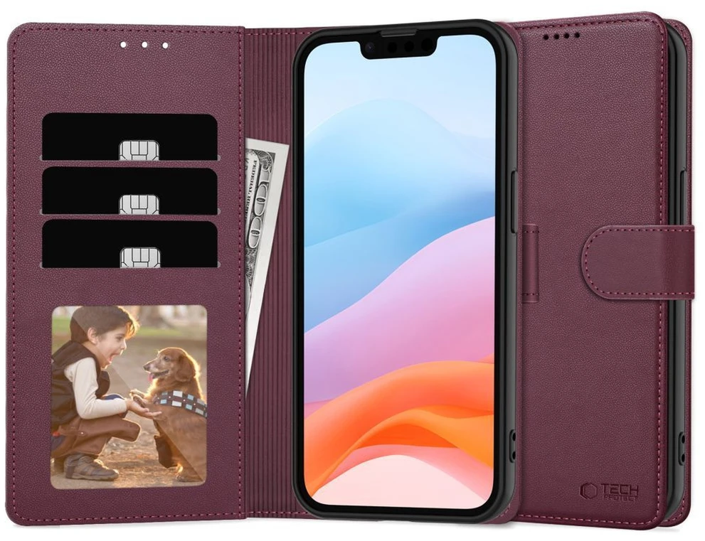 Dėklas „Tech-Protect“ piniginė „Galaxy A26 5G / A17 4G / 5G“ šilkmedžio spalvos