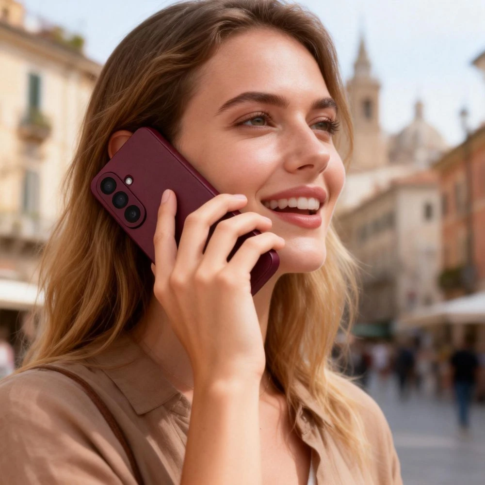 Dėklas Tech Protect „TechProtect“ išmanioji piniginė „Samsung Galaxy S26 Mulberry“
