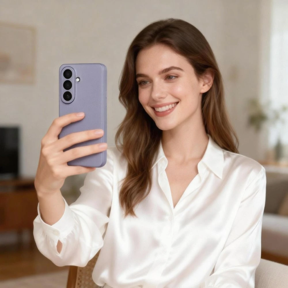 Dėklas Tech-Protect Smart Wallet Samsung Galaxy S26 violetinės spalvos