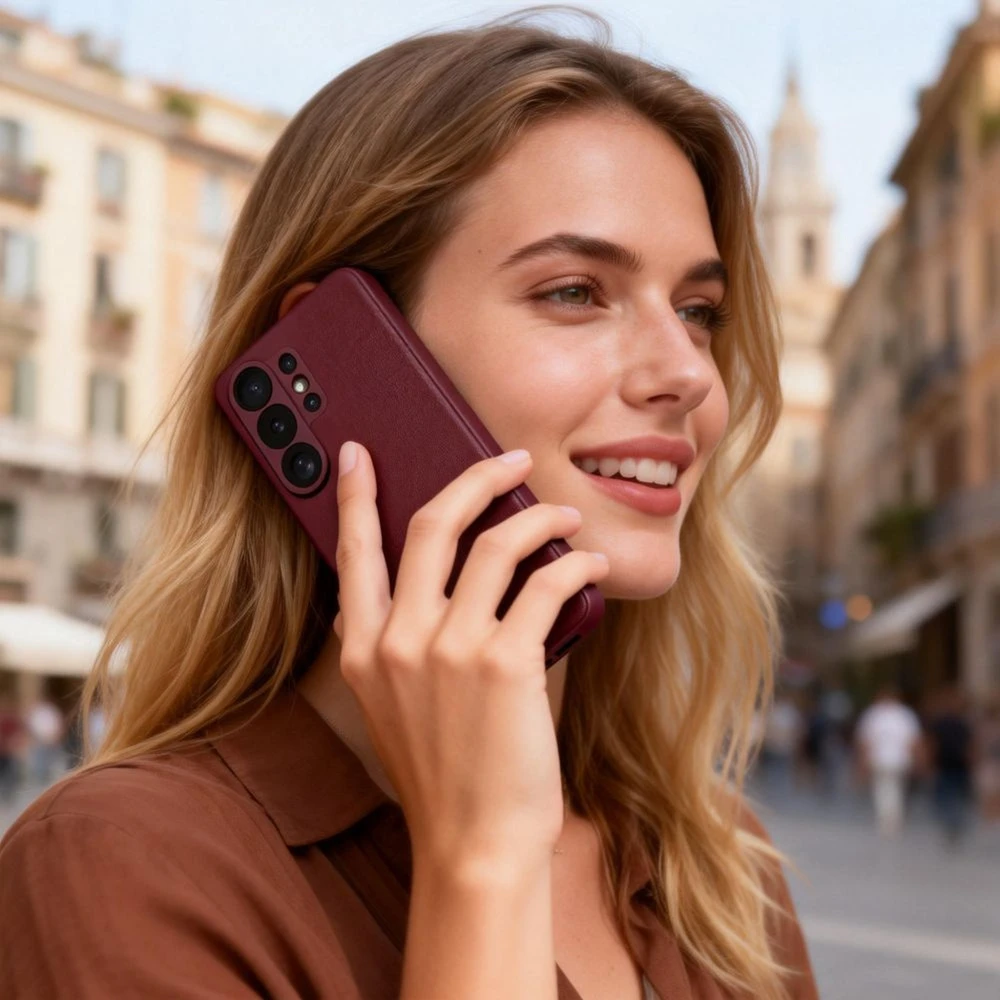 Dėklas Tech Protect „TechProtect“ išmanioji piniginė „Samsung Galaxy S26 Ultra Mulberry“