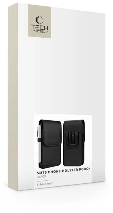 „Tech-Protect SM75“ dėklas 5,8–6,8 colio ekranams – juodas