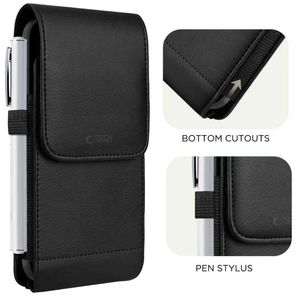 „Tech-Protect SM75“ dėklas 5,8–6,8 colio ekranams – juodas