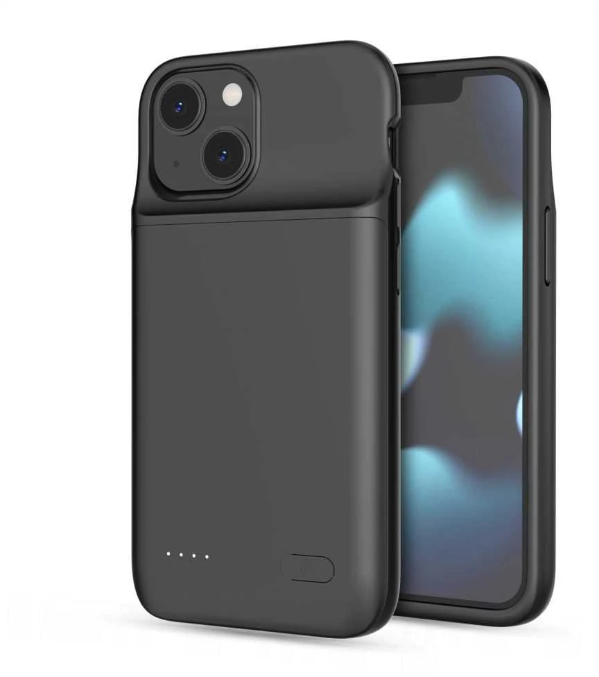 Tech-Protect PowerCase, skirtas iPhone 12 mini / 13 mini su 4700 mAh maitinimo bloku - juodas