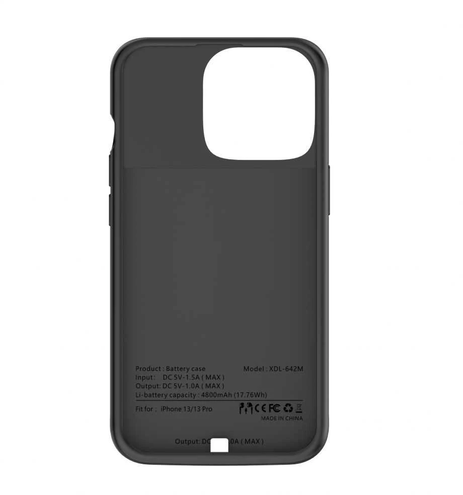 „Tech-Protect PowerCase“, skirtas „iPhone 13/13 Pro“ su 4800 mAh maitinimo bloku – juodas