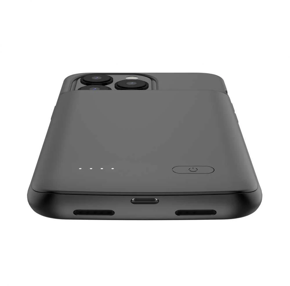 „Tech-Protect PowerCase“, skirtas „iPhone 13/13 Pro“ su 4800 mAh maitinimo bloku – juodas