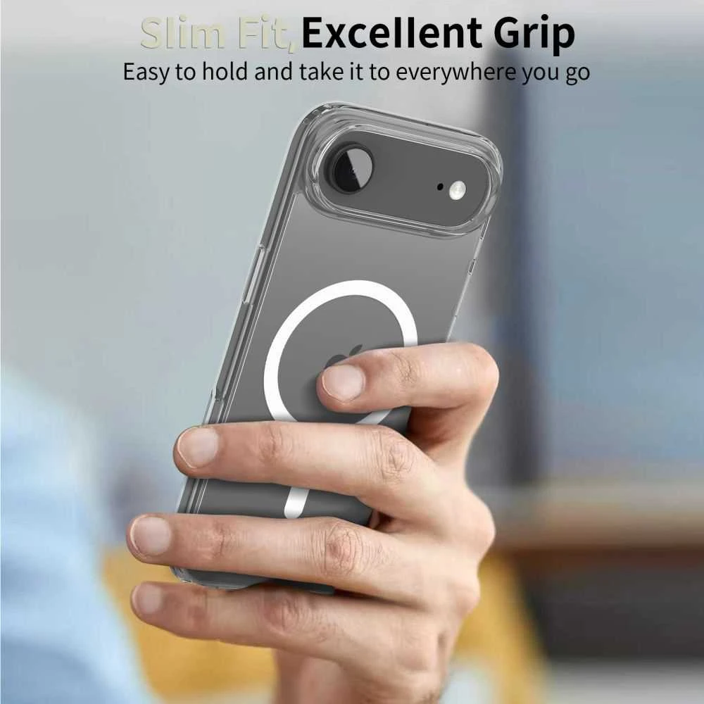 „Tech-Protect FlexAir Hybrid MagSafe“ dėklas, skirtas „iPhone 17 Air“ – skaidrus