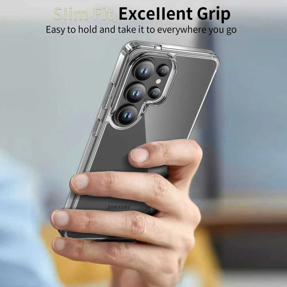 Dėklas „Tech-Protect FlexAir Hybrid“, „Samsung Galaxy S26 Ultra“ skaidrus