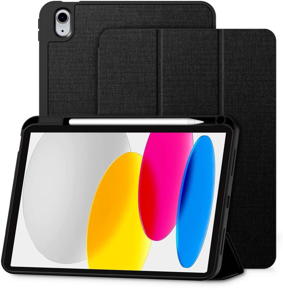 „Tech-Protect SC Pen Canvas“ dėklas iPad 10.9 colio planšetiniam kompiuteriui, 10 / 2022 / 11 colio planšetiniam kompiuteriui, 11 / 2025 - juodas