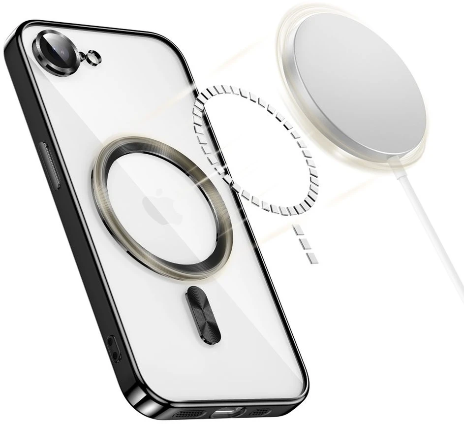 „Tech-Protect MagFlex MagSafe“ dėklas, skirtas „iPhone 16e“ / „17e“ – skaidrus
