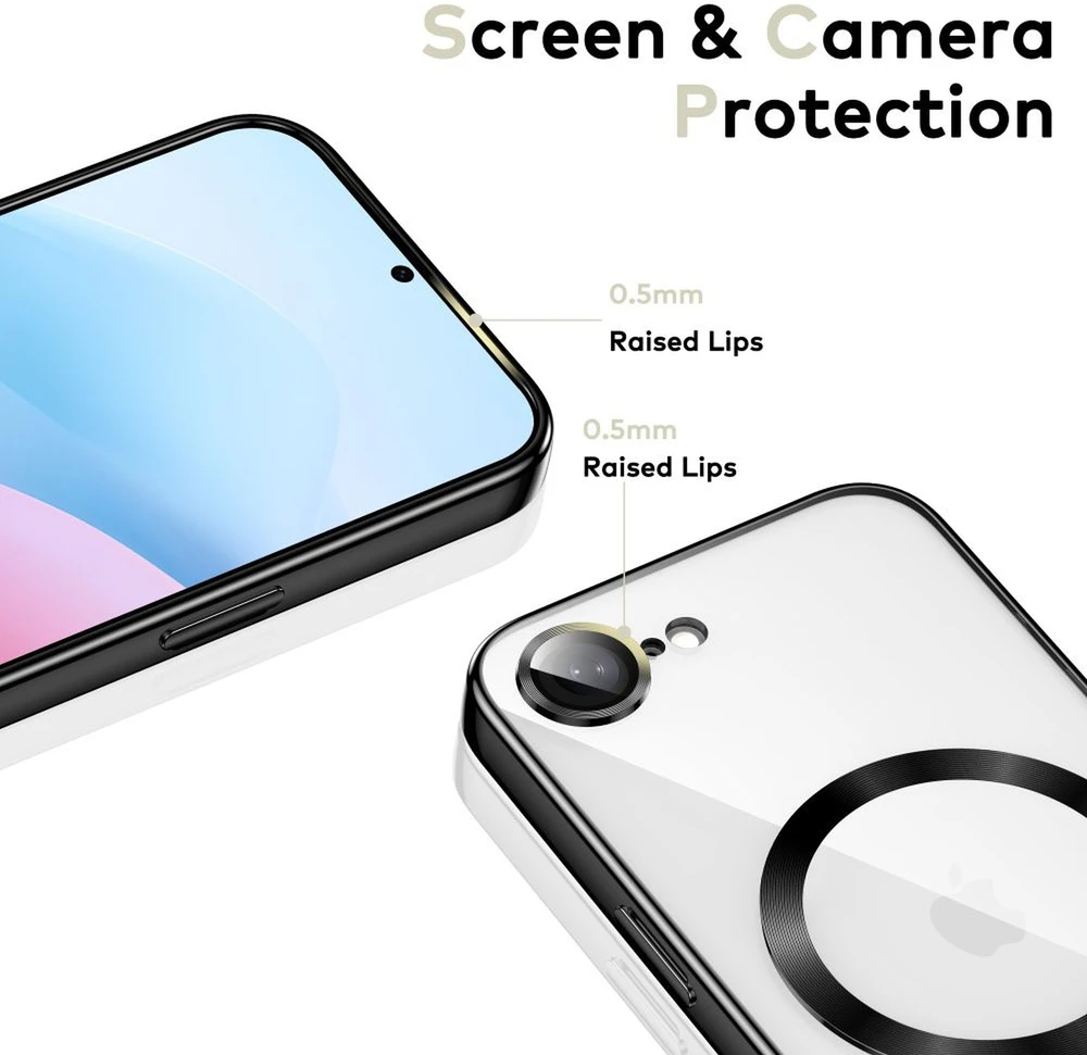 „Tech-Protect MagFlex MagSafe“ dėklas, skirtas „iPhone 16e“ / „17e“ – skaidrus