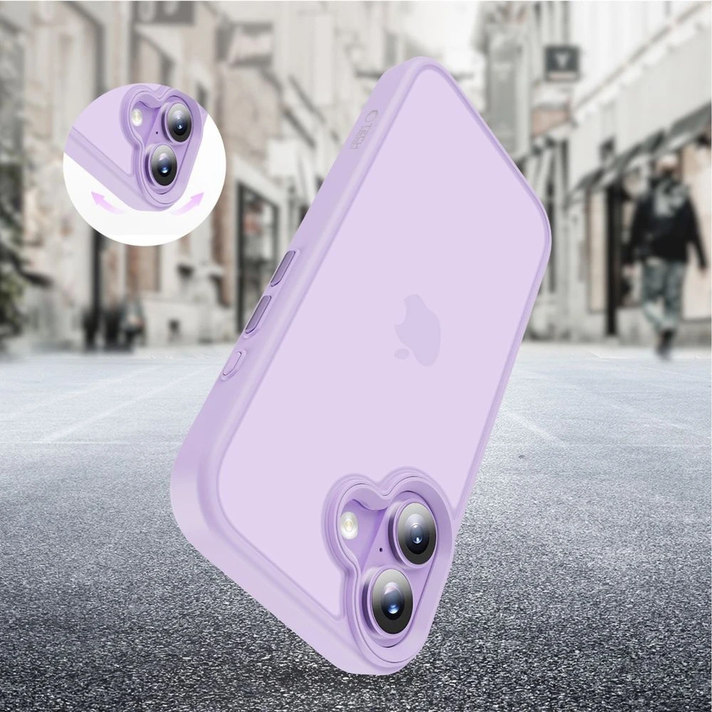 Dėklas Tech-Protect MagMat iPhone 17 Case - Violetinė