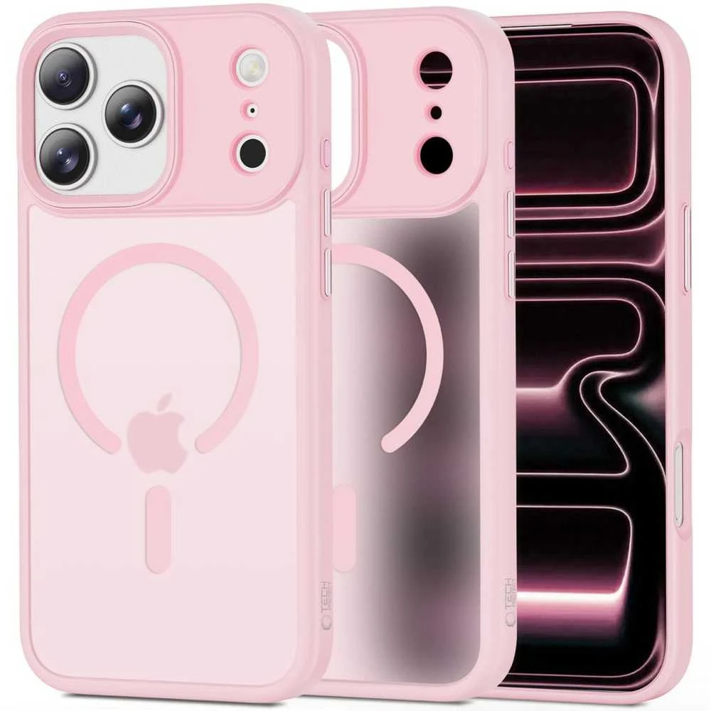 Dėklas Tech-Protect MagMat MagSafe Case for iPhone 17 Pro Max - Rožinė