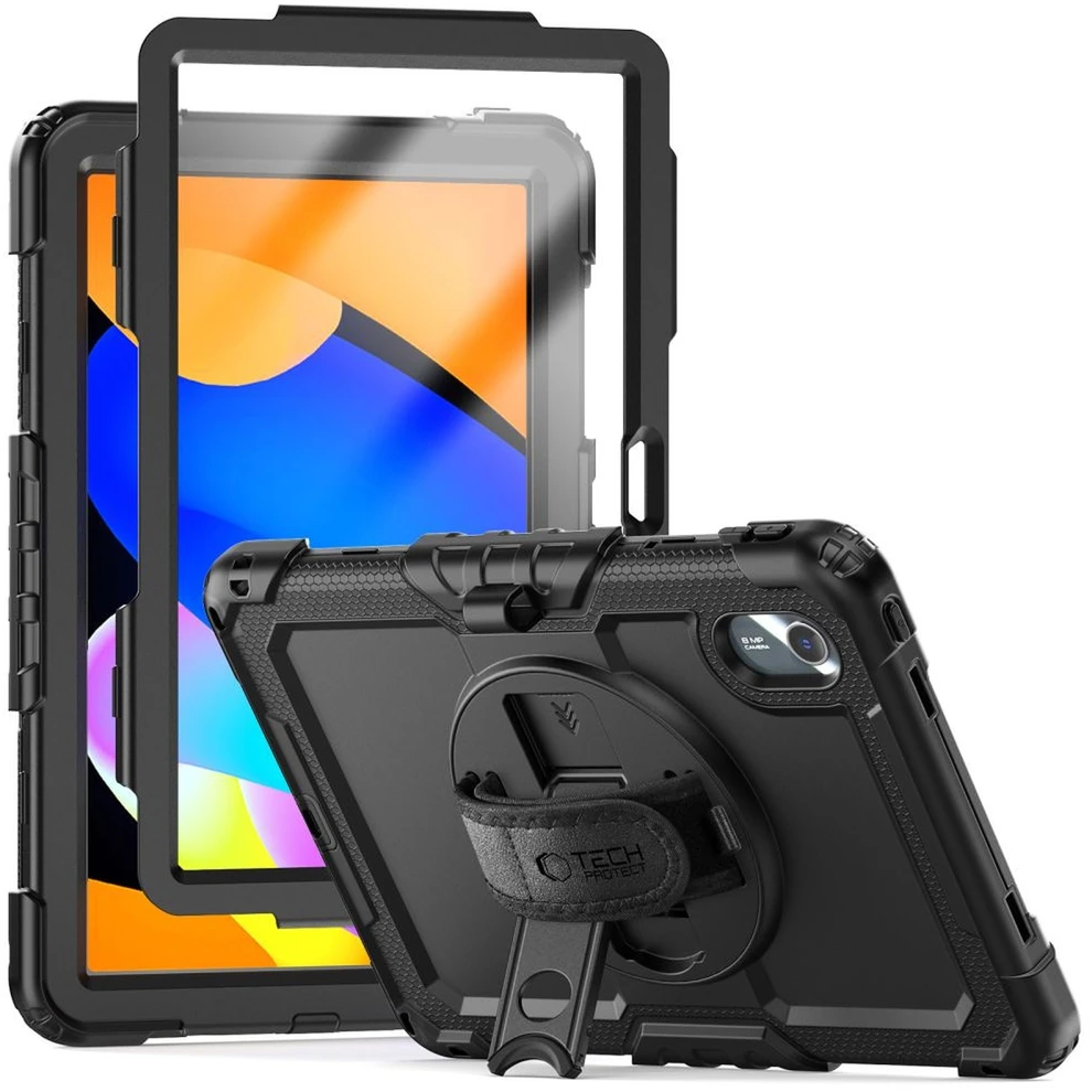 Tech-Protect Solid dėklas skirtas Lenovo Idea Tab 11.0 TB-336 – juodos spalvos