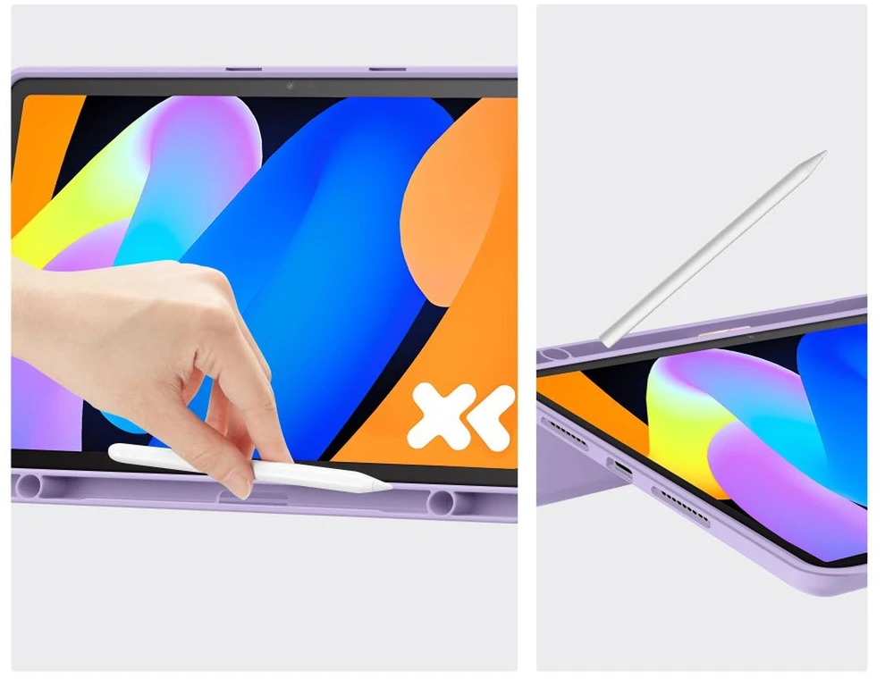 Tech-Protect SmartDėklas Pen dėklas skirtas Lenovo Idea Tab 11.0 TB-336 – violetinės spalvos