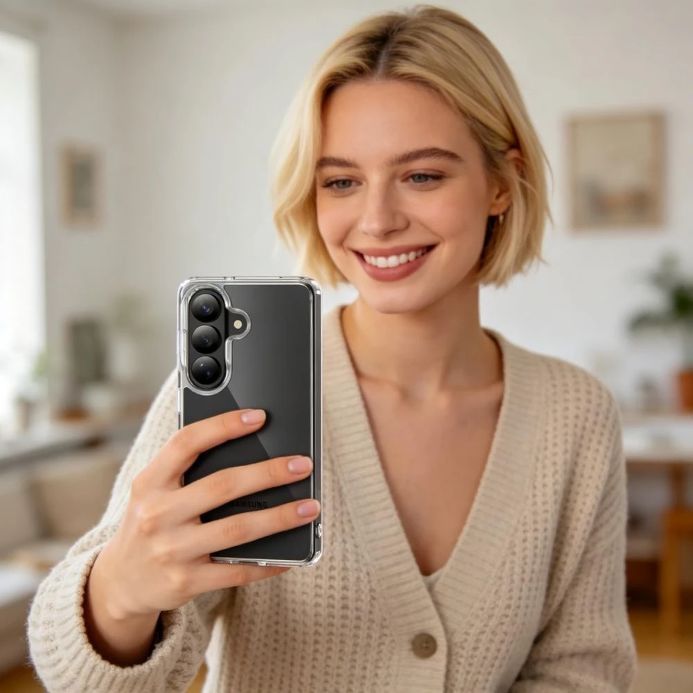 Dėklas „Tech-Protect FlexAir Hybrid“, „Samsung Galaxy S26+ Plus“ skaidrus