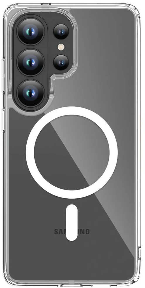 „Tech-Protect FlexAir Hybrid MagSafe“ dėklas „Samsung Galaxy S26 Ultra“, skaidrus