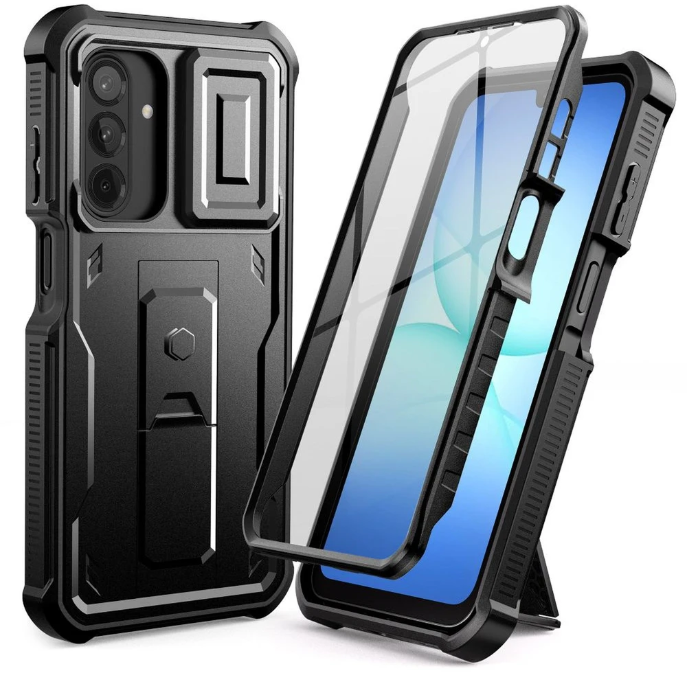 Tech-Protect Kevlar Cam+ dėklas skirtas Samsung Galaxy A17 4G / 5G – juodos spalvos