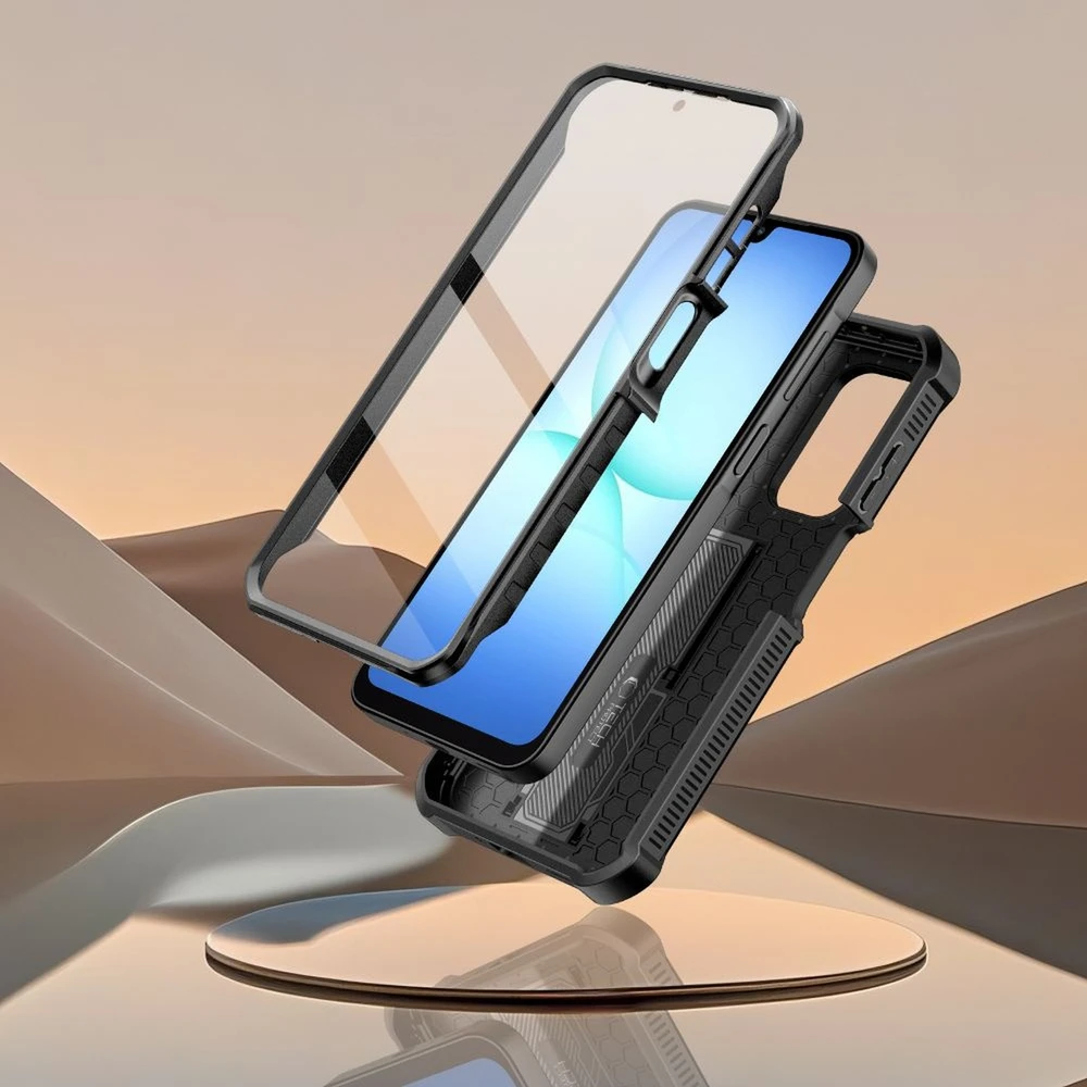Tech-Protect Kevlar Cam+ dėklas skirtas Samsung Galaxy A17 4G / 5G – juodos spalvos
