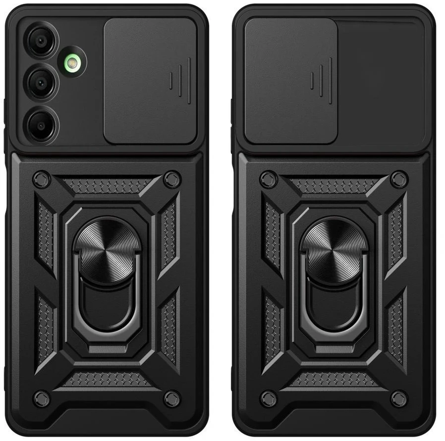 Tech-Protect CamShield Pro dėklas skirtas Samsung Galaxy A17 4G / 5G – juodos spalvos