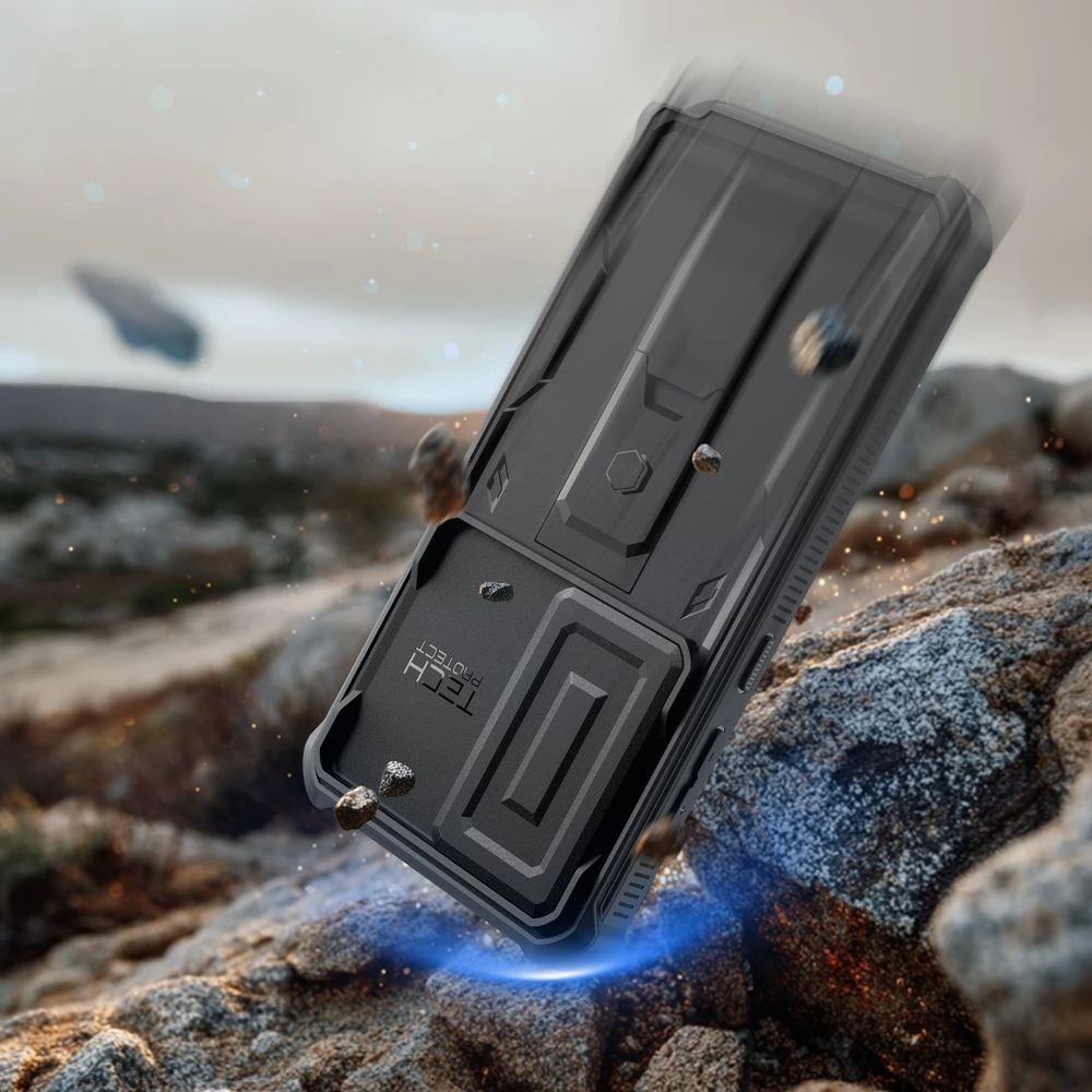 Dėklas Tech-Protect Kevlar Cam+ 2-Set Samsung Galaxy S26 Ultra juodos spalvos