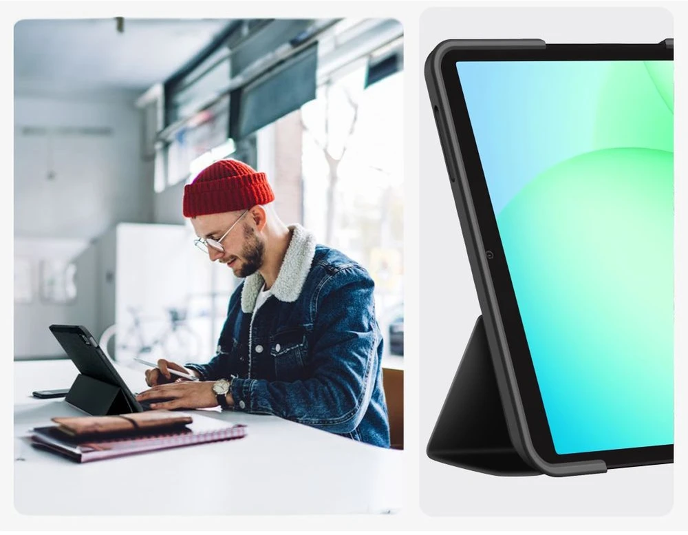 „Tech-Protect SC“ skirtas „Galaxy TAB A9 / A11 8.7 X110 / X115 / X133 / X135“ (juodas)