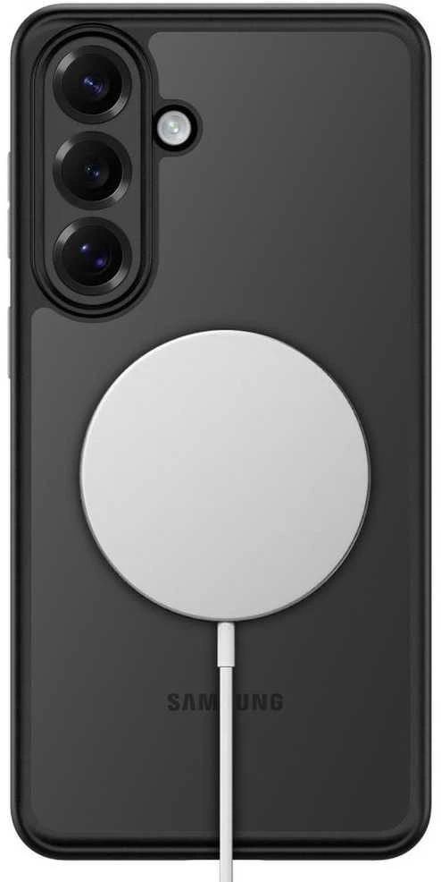 Dėklas Tech-Protect MagPEAK MagSafe Samsung Galaxy S26 Matte juodos spalvos