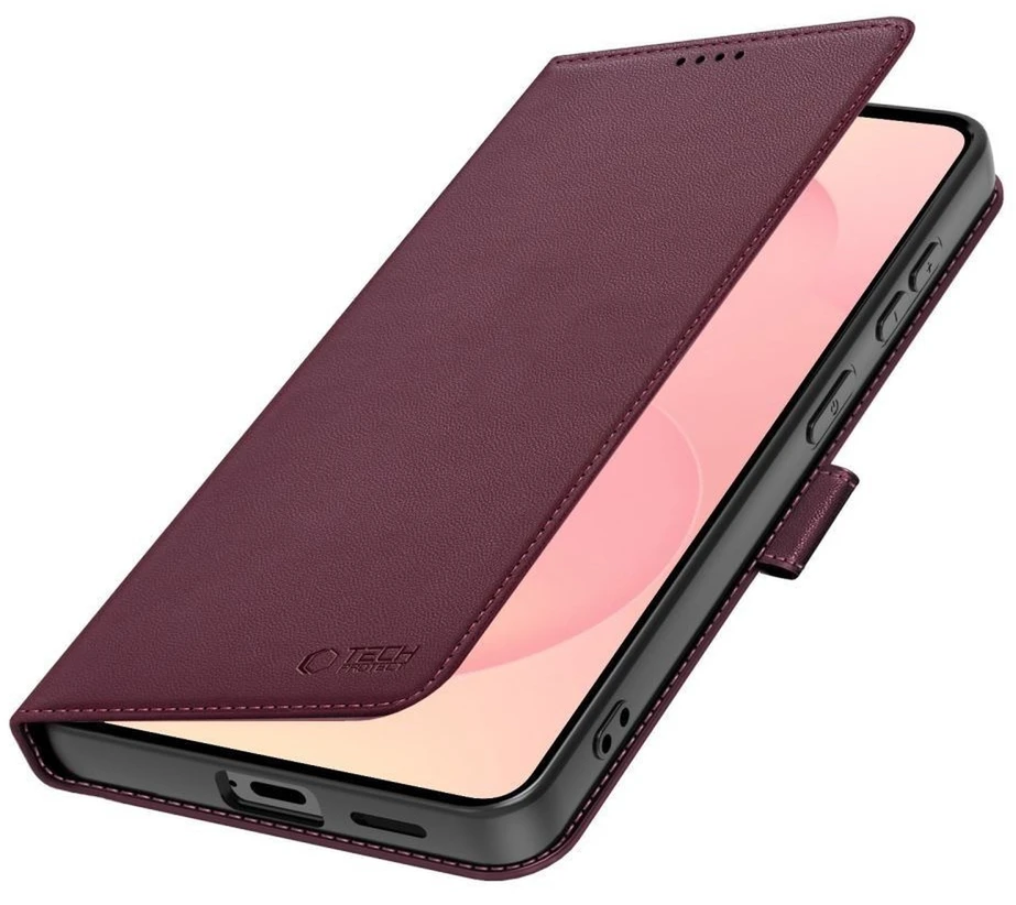 Dėklas „Tech-Protect“ piniginė „Samsung Galaxy A57 5G Mulberry“