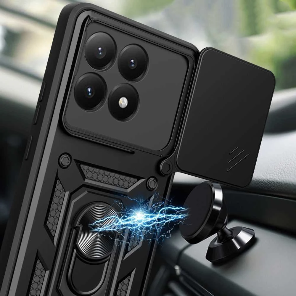 Tech-Protect CamShield Pro dėklas skirtas Xiaomi 15T – juodos spalvos