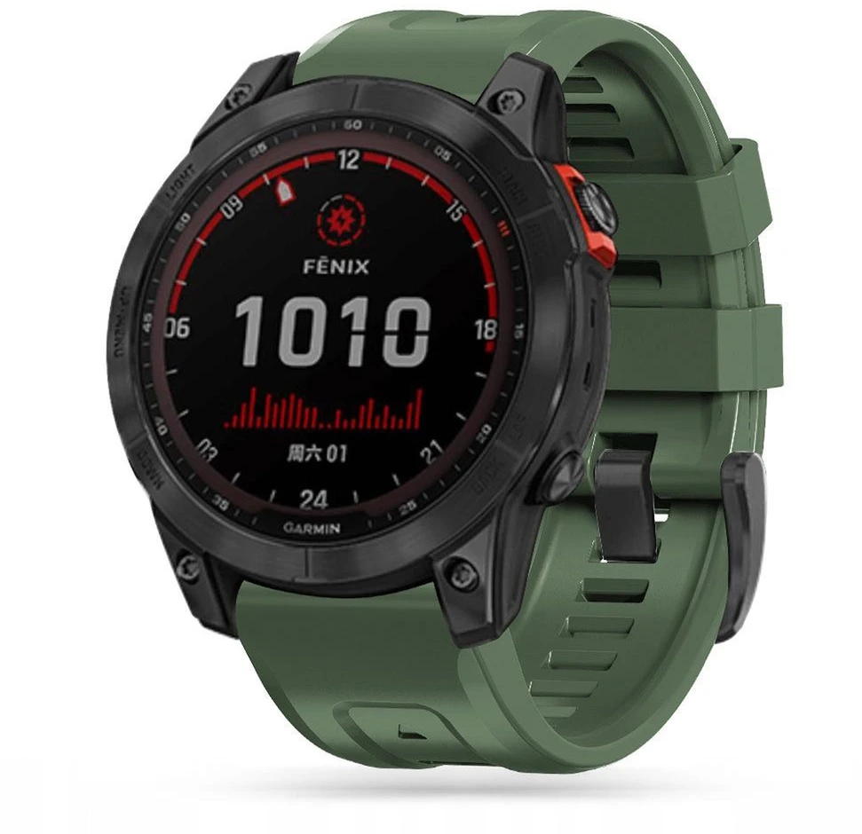 „Tech-Protect IconBand“, skirta „Garmin Fenix 5 / 6 / 6 Pro / 7“ – žalia