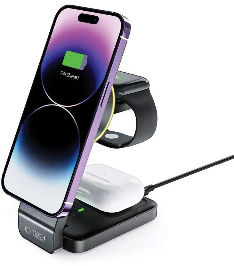 Apyrankė Apple Watch 4 / 5 / 6 / 7 / 8 / 9 / SE / Ultra 1 / 2 (42 / 44 / 45 / 49 mm) Tech-Protect Stainless Pro sidabrinės spalvos