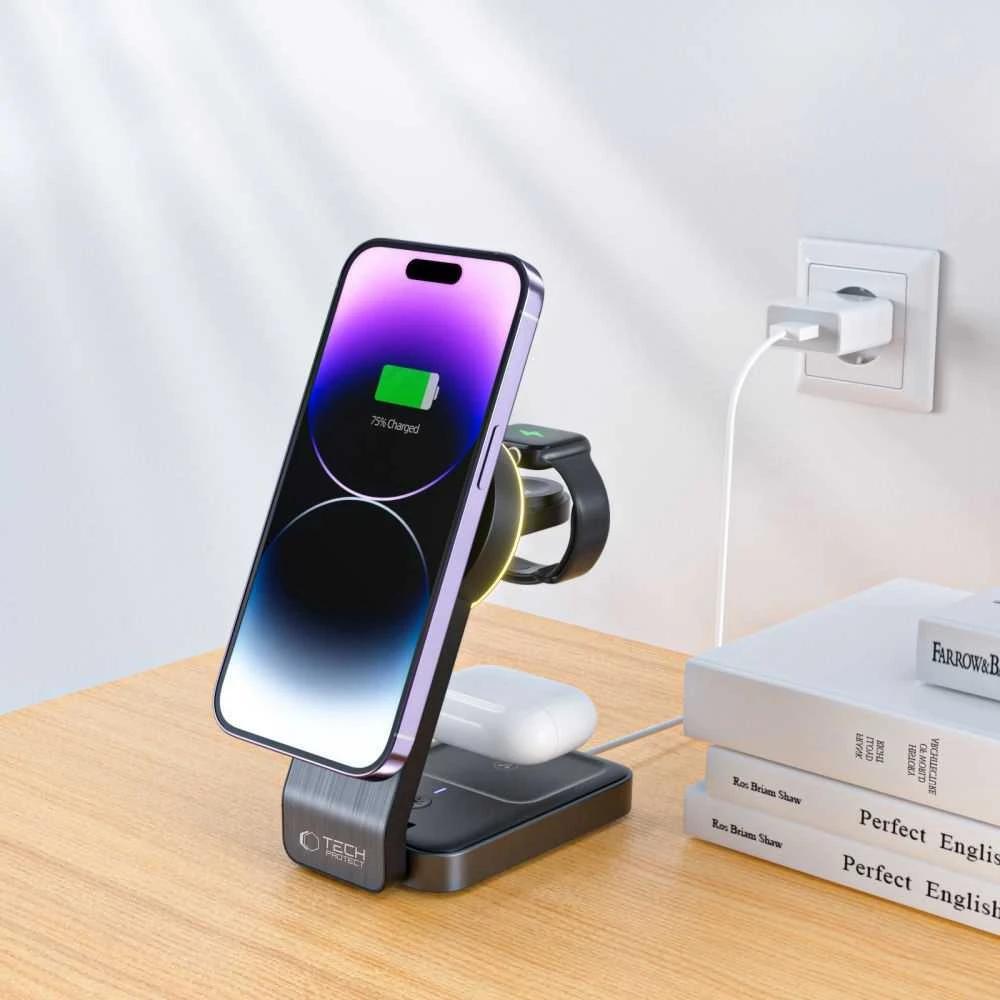 Apyrankė Apple Watch 4 / 5 / 6 / 7 / 8 / 9 / SE / Ultra 1 / 2 (42 / 44 / 45 / 49 mm) Tech-Protect Stainless Pro sidabrinės spalvos