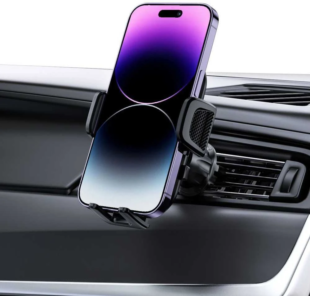 Tech-Protect V6 automobilinio telefono laikiklis kabinai / oro ventiliacijai - juodas