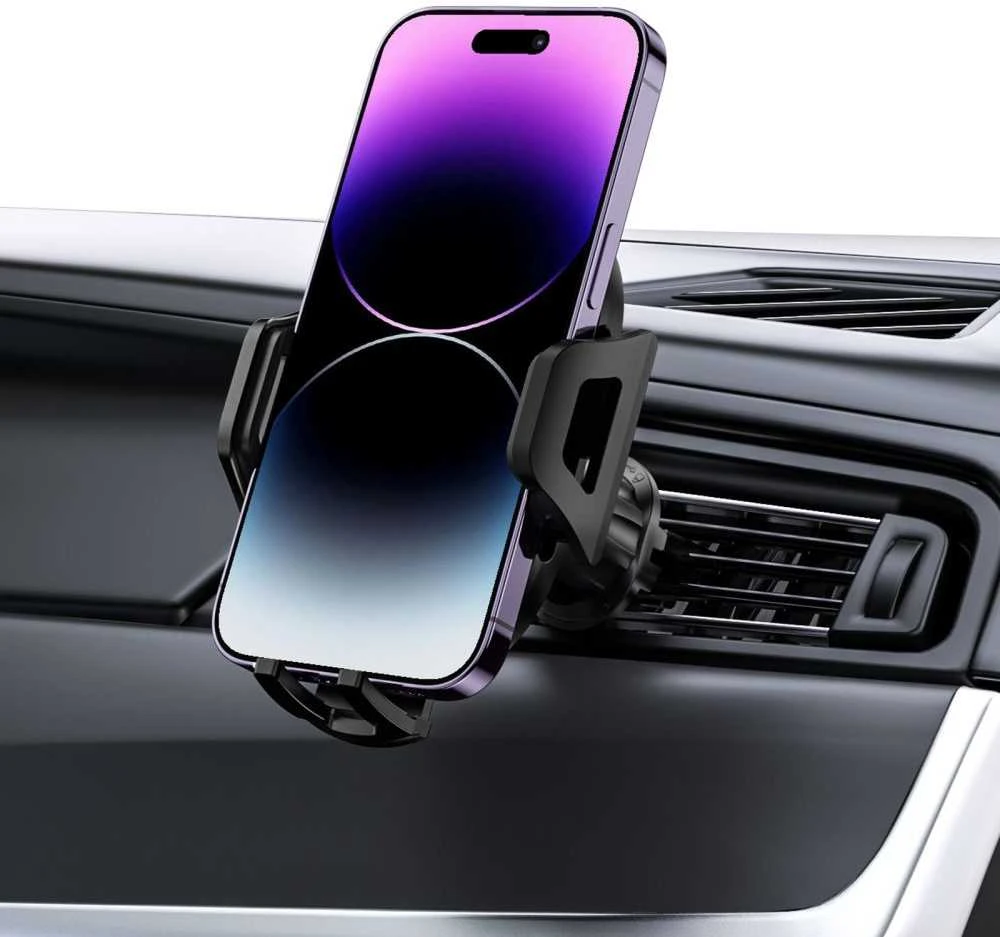 Tech-Protect V5 automobilinio telefono laikiklis kabinai / oro ventiliacijai - juodas