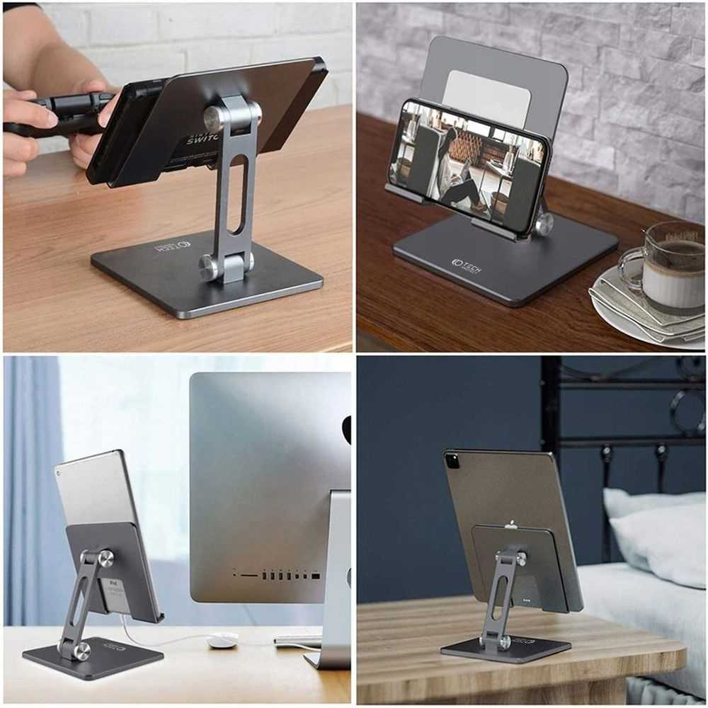 Tech-Protect Z11 universalus stovas planšetiniams kompiuteriams iki 13" - pilka