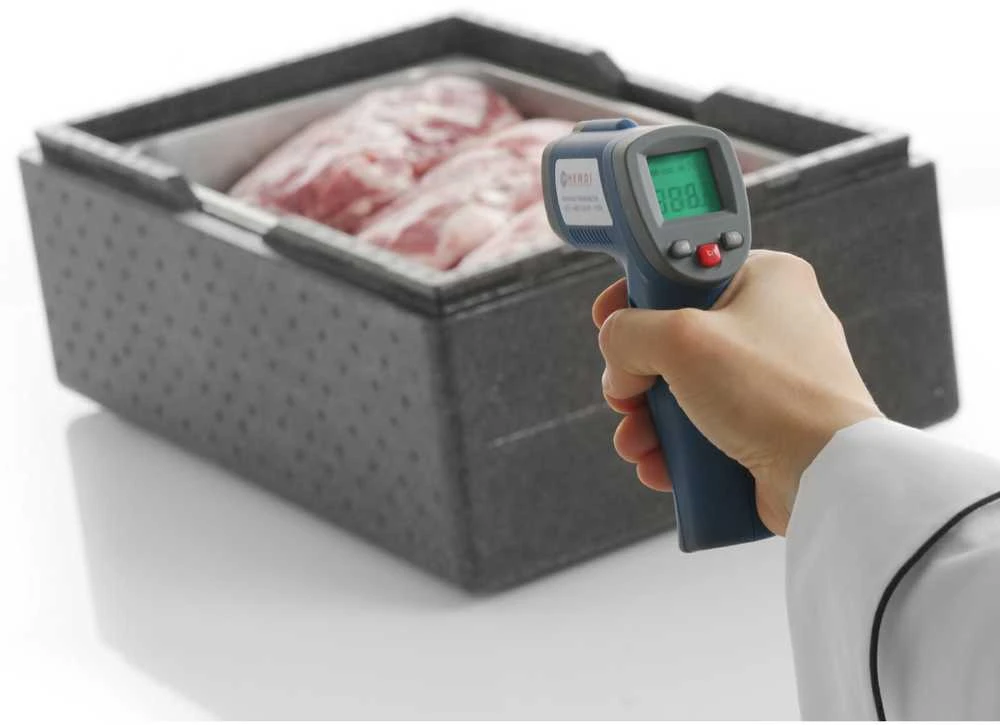 Virtuvinės svarstyklės Nekontaktinis lazerinis gastronominis termometras - Hendi 271148