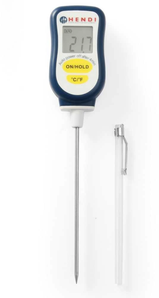 Virtuvinės svarstyklės Skaitmeninis gastronominis termometras su 130 mm zondu nuo -50C iki 350C - Hendi 271230
