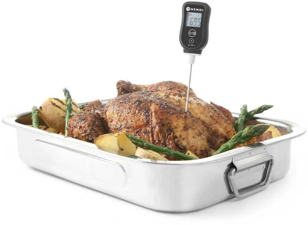 Virtuvinės svarstyklės Skaitmeninis gastronominis termometras su 130 mm zondu nuo -50C iki 350C - Hendi 271230