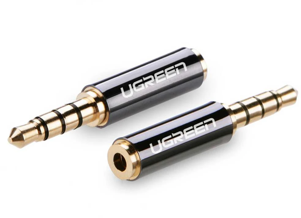 UGREEN 20502 2.5mm micro lizdo adapteris į 3.5 mm mini jack lizdo - Juodas