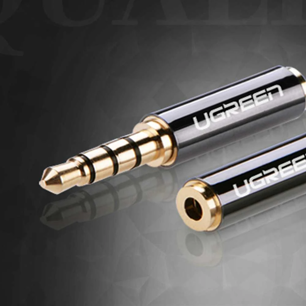 UGREEN 20502 2.5mm micro lizdo adapteris į 3.5 mm mini jack lizdo - Juodas