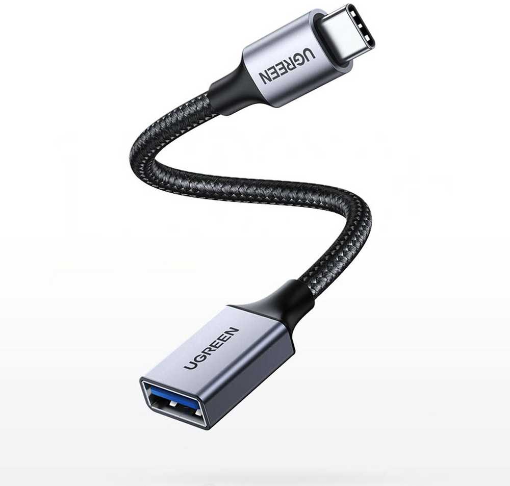 Adapteris USB-C 3.0 prie OTG UGREEN US378 (juodas)