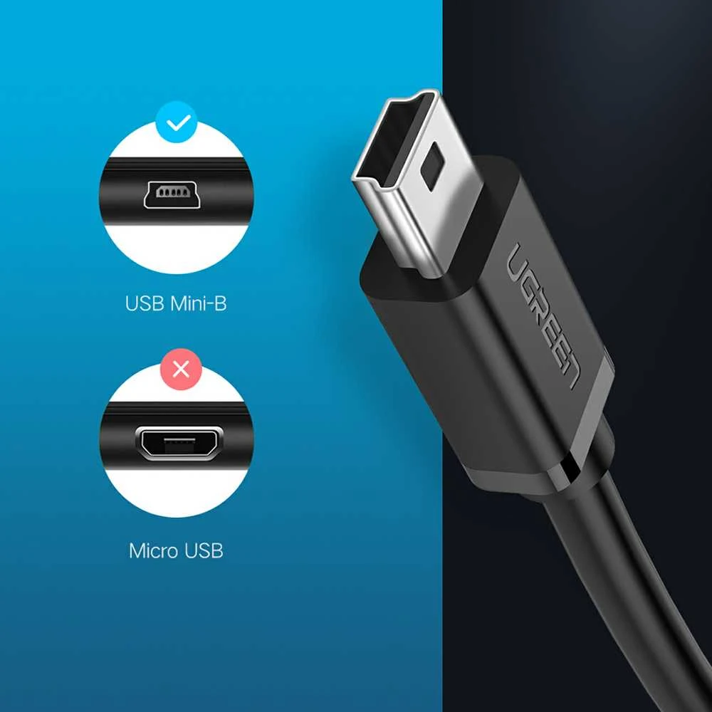 OTG mini USB adapter UGREEN US249 (juodas)