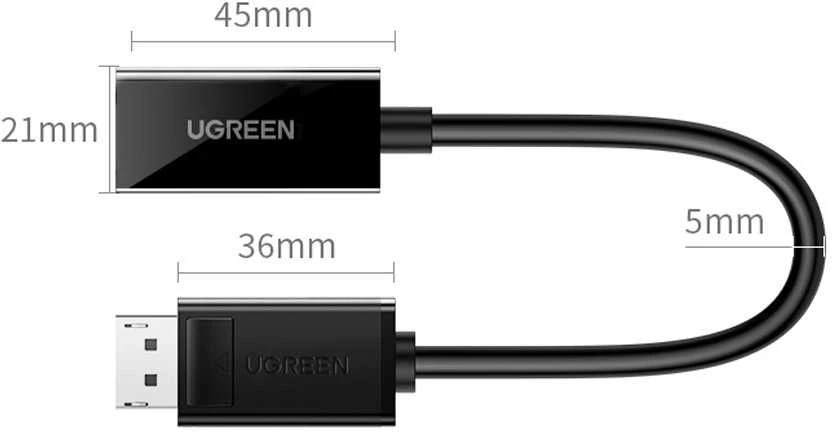 UGREEN MM137 DisplayPort – HDMI adapteris yra 4K