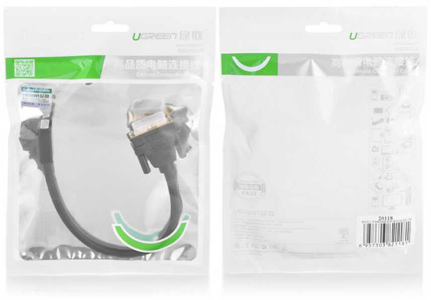 Adapteris DVI - HDMI UGREEN 20118 juodas